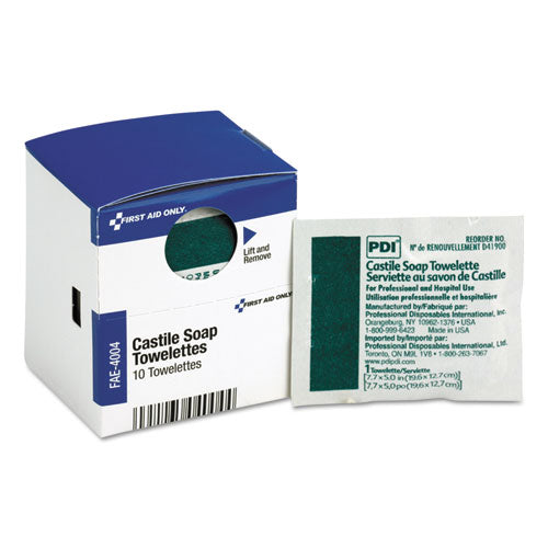 Smartcompliance Castile Soap Towelettes, 10-box