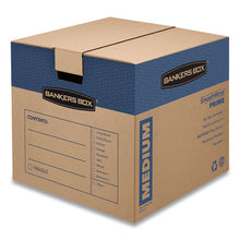 Load image into Gallery viewer, Smoothmove Prime Moving-storage Boxes, Medium, Regular Slotted Container (rsc), 18&quot; X 18&quot; X 16&quot;, Brown Kraft-blue, 8-carton
