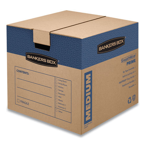 Smoothmove Prime Moving-storage Boxes, Medium, Regular Slotted Container (rsc), 18
