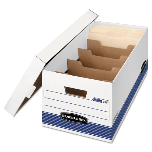 Stor-file Medium-duty Storage Boxes With Dividers, Letter Files, 12.88