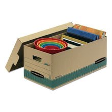 Load image into Gallery viewer, Stor-file Medium-duty Storage Boxes, Legal Files, 15.88&quot; X 25.38&quot; X 10.25&quot;, Kraft-green, 12-carton
