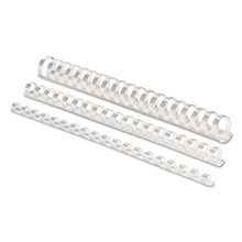 Load image into Gallery viewer, Plastic Comb Bindings, 1-2&quot; Diameter, 90 Sheet Capacity, White, 100 Combs-pack
