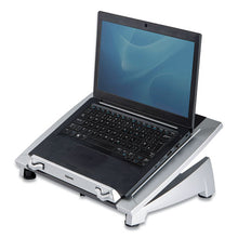 Load image into Gallery viewer, Office Suites Laptop Riser Plus, 15.06&quot; X 10.5&quot; X 6.5&quot;, Black-silver, Supports 10 Lbs
