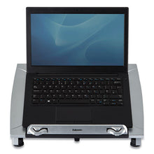 Load image into Gallery viewer, Office Suites Laptop Riser Plus, 15.06&quot; X 10.5&quot; X 6.5&quot;, Black-silver, Supports 10 Lbs
