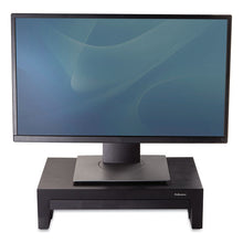 Load image into Gallery viewer, Designer Suites Monitor Riser, For 21&quot; Monitors, 16&quot; X 9.38&quot; X 4.38&quot; To 6&quot;, Black Pearl, Supports 40 Lbs
