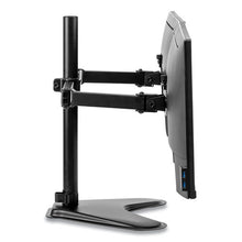 Load image into Gallery viewer, Professional Series Freestanding Dual Horizontal Monitor Arm, For 30&quot; Monitors, 35.75&quot; X 11&quot; X 18.25&quot;, Black, Supports 17 Lb
