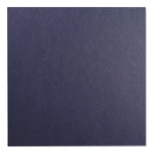 Load image into Gallery viewer, Leather Look Presentation Covers For Binding Systems, 11.25 X 8.75, Navy, 100 Sets-box
