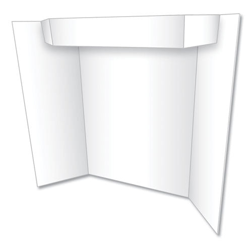 Too Cool Tri-fold Poster Board, 24 X 36, White-white