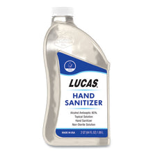 Load image into Gallery viewer, Liquid Hand Sanitizer, 0.5 Gal Bottle, Unscented, 6-carton
