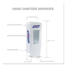 Load image into Gallery viewer, Adx-12 Dispenser, 1,200 Ml, 4.5 X 4 X 11.25, White
