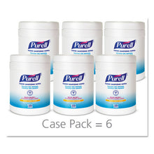 Load image into Gallery viewer, Sanitizing Hand Wipes, 6 X 6 3-4, White, 270-canister, 6 Canisters-carton
