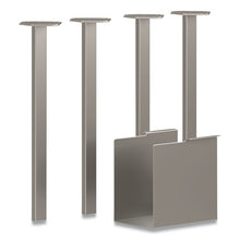 Load image into Gallery viewer, Coze Table Legs, 5.75 X 28, Silver, 4-pack
