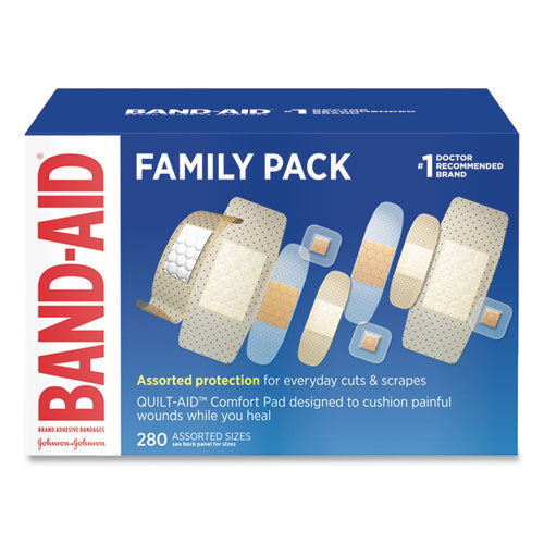 Sheer-wet Adhesive Bandages, Assorted Sizes, 280-box