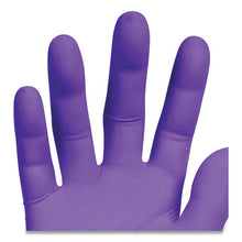 Load image into Gallery viewer, Purple Nitrile Exam Gloves, 242 Mm Length, Large, Purple, 100-box
