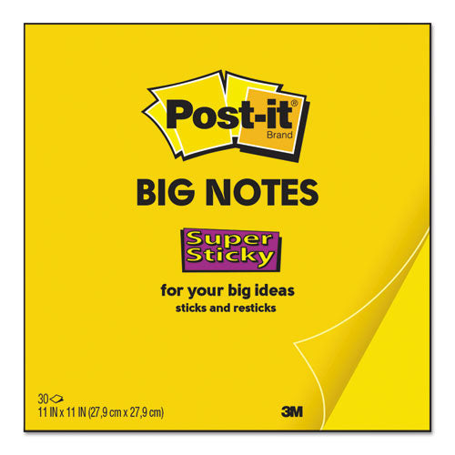 Big Notes, 11 X 11, Yellow, 30 Sheets