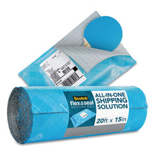 Load image into Gallery viewer, Flex And Seal Shipping Roll, 15&quot; X 20 Ft, Blue-gray
