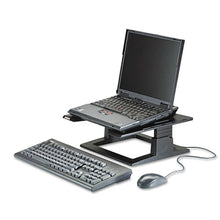 Load image into Gallery viewer, Adjustable Notebook Riser, 13&quot; X 13&quot; X 4&quot; To 6&quot;, Black, Supports 20 Lbs
