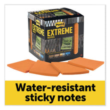 Load image into Gallery viewer, Water-resistant Self-stick Notes, Orange, 3&quot; X 3&quot;, 45 Sheets, 12-pack
