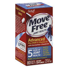 Load image into Gallery viewer, Move Free Advanced Plus Msm And Vitamin D3 Joint Health Tablet, 80 Count, 12-carton
