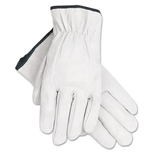 Load image into Gallery viewer, Grain Goatskin Driver Gloves, White, X-large, 12 Pairs
