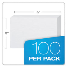 Load image into Gallery viewer, Unruled Index Cards, 3 X 5, White, 100-pack
