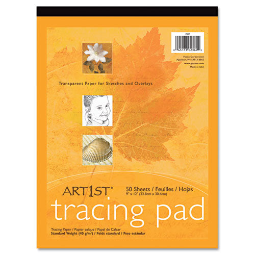 Art1st Parchment Tracing Paper, 16 Lb, 9 X 12, White, 50-pack