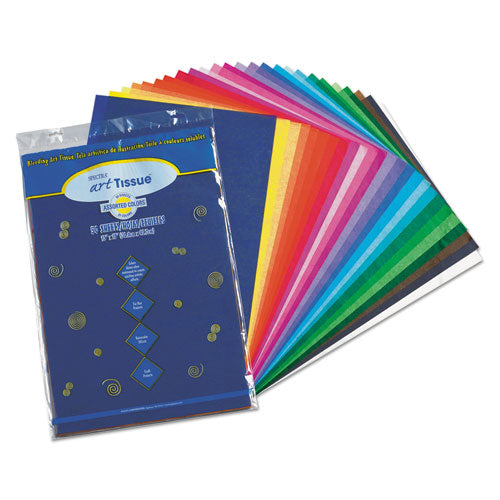 Spectra Art Tissue, 10lb, 12 X 18, Assorted, 50-pack