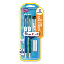 Load image into Gallery viewer, Clearpoint Elite Mechanical Pencils, 0.7 Mm, Hb (#2), Black Lead, Blue And Green Barrels, 2-pack

