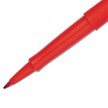 Load image into Gallery viewer, Point Guard Flair Felt Tip Porous Point Pen, Stick, Bold 1.4 Mm, Red Ink, Red Barrel, 36-box
