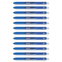 Load image into Gallery viewer, Inkjoy Gel Pen, Retractable, Micro 0.5 Mm, Blue Ink, Blue Barrel, Dozen
