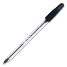 Load image into Gallery viewer, Inkjoy 50st Ballpoint Pen, Stick, Medium 1 Mm, Black Ink, Clear Barrel, Dozen
