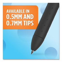 Load image into Gallery viewer, Inkjoy Gel Pen, Stick, Medium 0.7 Mm, Black Ink, Black Barrel, Dozen
