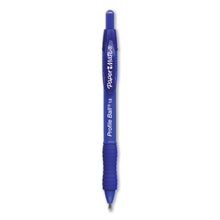 Load image into Gallery viewer, Profile Ballpoint Pen, Retractable, Bold 1 Mm, Blue Ink, Translucent Blue Barrel, Dozen
