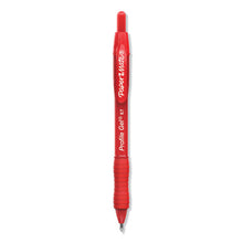 Load image into Gallery viewer, Profile Gel Pen, Retractable, Medium 0.7 Mm, Red Ink, Translucent Red Barrel, Dozen
