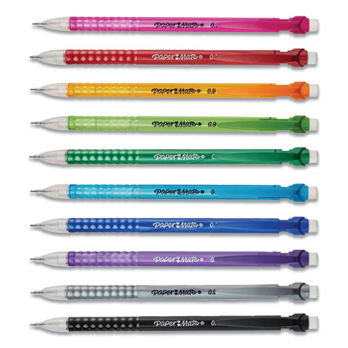 Write Bros Mechanical Pencil, 0.9 Mm, Hb (#2), Black Lead, Assorted Barrel Colors, 24-pack