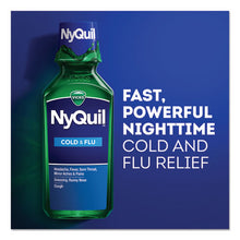 Load image into Gallery viewer, Nyquil Cold And Flu Nighttime Liquid, 12 Oz Bottle, 12-carton
