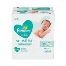 Load image into Gallery viewer, Sensitive Baby Wipes, White, Cotton, Unscented, 72-pack, 8 Packs-carton
