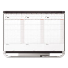 Load image into Gallery viewer, Prestige 2 Total Erase 3-month Calendar Board, 36 X 24, White, Graphite Frame
