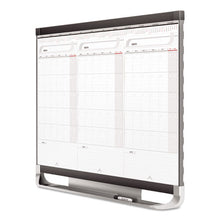 Load image into Gallery viewer, Prestige 2 Total Erase 3-month Calendar Board, 36 X 24, White, Graphite Frame
