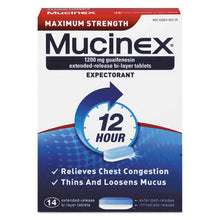Load image into Gallery viewer, Maximum Strength Expectorant, 14 Tablets-box
