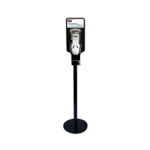 Tc Autofoam Touch-free Hand Sanitzer Dispenser Stand, 14.96 X 14.96 X 58.87, Black