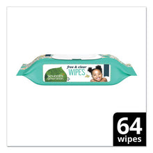 Load image into Gallery viewer, Free And Clear Baby Wipes, Unscented, White, 64-pack
