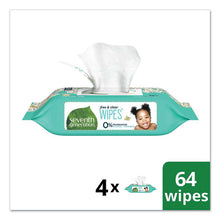 Load image into Gallery viewer, Free And Clear Baby Wipes, Refill, Unscented, White, 256-pack
