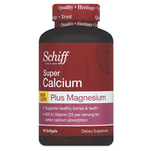 Load image into Gallery viewer, Super Calcium Plus Magnesium With Vitamin D Softgel, 90 Count

