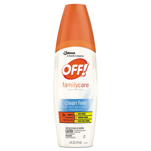 Familycare Clean Feel Spray Insect Repellent, 6 Oz Spray Bottle, 12-carton