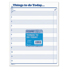 Load image into Gallery viewer, &quot;things To Do Today&quot; Daily Agenda Pad, 8 1-2 X 11, 100 Forms
