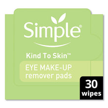 Load image into Gallery viewer, Eye And Skin Care, Eye Make-up Remover Pads, 30-pack, 6 Packs-carton
