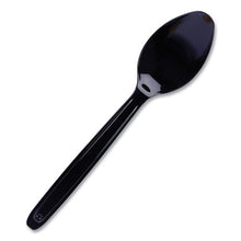 Load image into Gallery viewer, Cutlery For Cutlerease Dispensing System, Spoon 6&quot;, Black, 960-box
