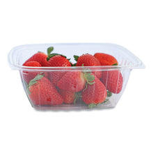 Load image into Gallery viewer, Pla Rectangular Deli Containers, 32 Oz, 6.1 X 7.6 X 2.8, Clear, 600-carton
